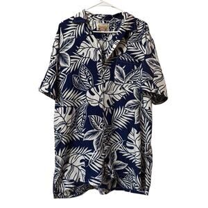 Waikiki Creations Button Down Mens Shirt Hawaiian Tropical Beach Vacation VTG